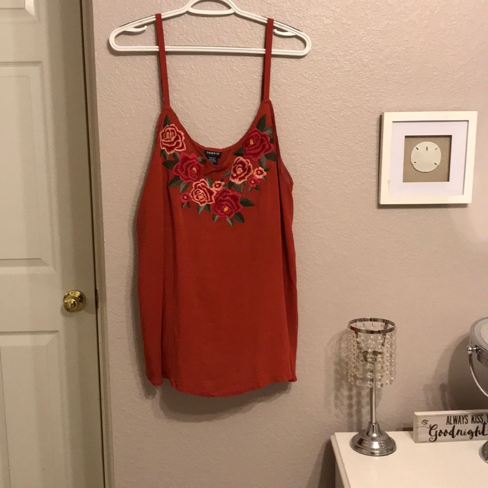 Burnt orange tank top